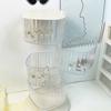 With Lid Rotating Storage Box PS Rotating Jewelry Box Storage Supplies Jewelry Organizer  Bedrooms