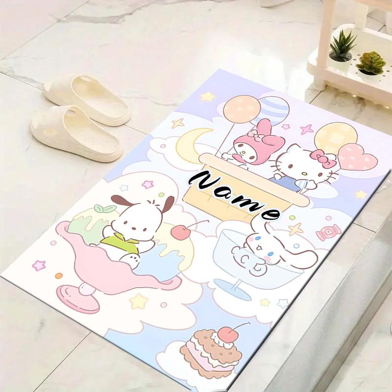 Custom 1Pc Hello Kitty Fantasy Night Rug Office Carpet Indoor Outdoor Entrance Doormat Nonslip Soft And Comfortable Living Room D2915296