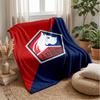LOSC Lille FC Soft Flannel Fleece Blanket Lightweight Cozy Warm Throw Blanket For Sofa Bed Home Decor