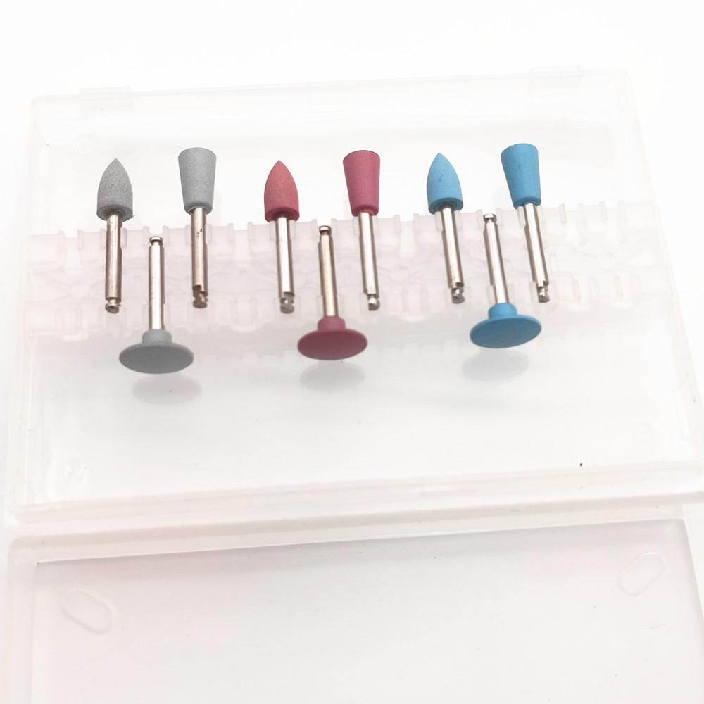 Набор из 9 шт./10 шт./12 шт., набор для полировки стоматологических композитов, фарфоровый полировщик для полировки зубов, полировка металлической коронки для низкоскоростного наконечника