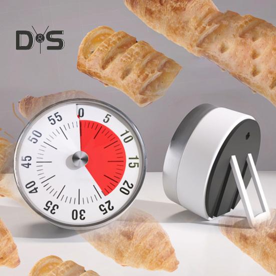 Кухонный таймер для приготовления пищи Высокоточный шеф-поварской таймер Часы Магнитный механический настольный таймер с обратным отсчетом времени Напоминание для приготовления пищи Выпечка Обучение Фитнес