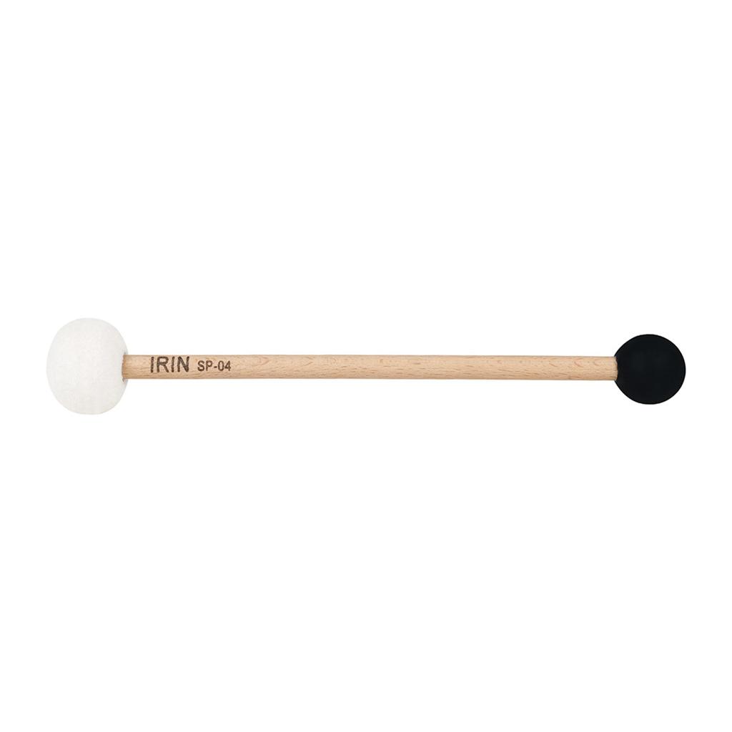 Rubber Head Percussion Sticks, Steel Tongue Drum Mallet Rubber Mallet Sticks Wooden Fish Drum Sticks with Wooden Handle