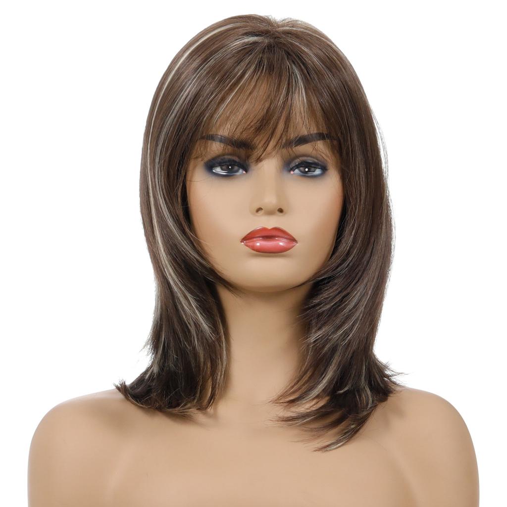 Синтетические длинные парики с натуральной волной для женщин, волна омбре, блондинка, коричневый, натуральный парик, женские термостойкие парики из волос, повседневное использование, косплей