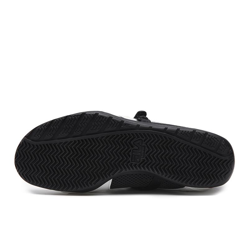 Sandals FILA TURBO SANDAL Breathable Lightweight Low top Casual Shoes Women's Haze Gray/Black