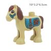 Big Size Building Blocks Animal Accessories Figures Farm Poultry Livestock Cat Rabbit Compatible Bricks Toys Children Kids Gifts