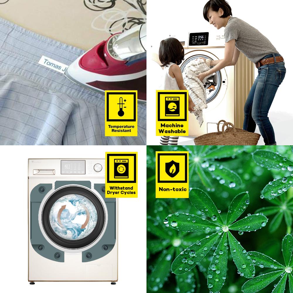 1PK 12 мм этикетка совместима с Brother FA3R FA231 FA3 FA53 тканевая термоклеевая этикеточная лента для принтера Brother PT Label Maker PTH110 PTD210