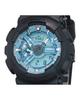 Casio G-Shock Аналоговые цифровые кварцевые часы с полимерным ремешком Ocean Blue Dial GA-110CD-1A2 200M Мужские часы