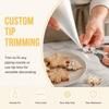 100PCS PE Piping Pastry Bag Thickened Cream Icing Bag New Cupcake Piping Bag  Cake Decorating