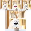 Wear Sweater Sheep Plush Keychain With Soft Short Pile For Girls Bag Decor And Gift