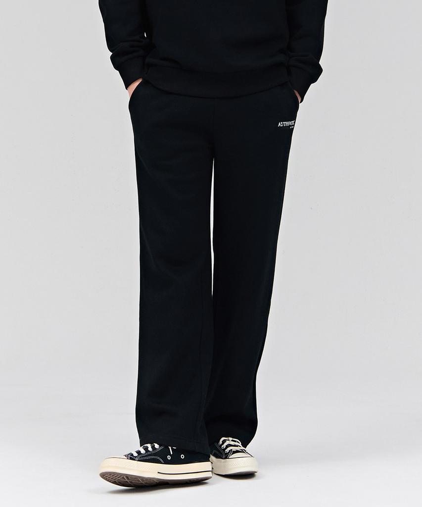 CHASECULT Unisex Essential Straight Brushed Pants - Black