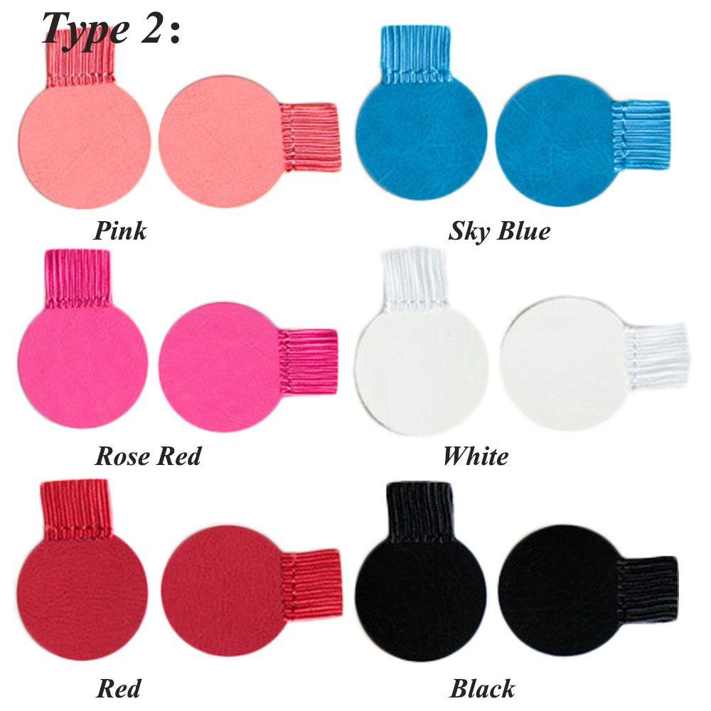 4PCS Useful Convenient Stationery Self-adhesive Pen Holder Leather Pen Clips Notebook Elastic Loop