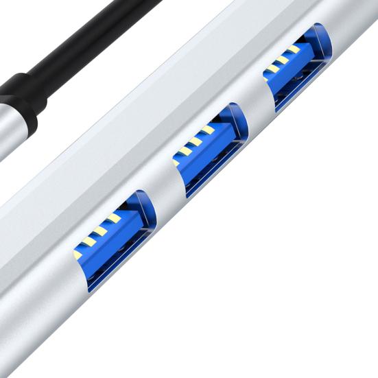 USB-расширитель премиум-класса на 4 порта Ультратонкий Plug Play