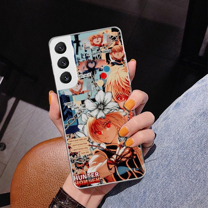 Чехол для телефона Hunter X Kurapika для Samsung Galaxy S24 S25 Edge S26 Ultra S23 S22 S21 Plus S20 FE + Персонализированная печать Чехол Galaxy