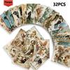 32pcs. Christmas Puppy Postcard, Birthday/anniversary Gift, Collectible, Suitable for Giving As a Present, Can Be Mailed.