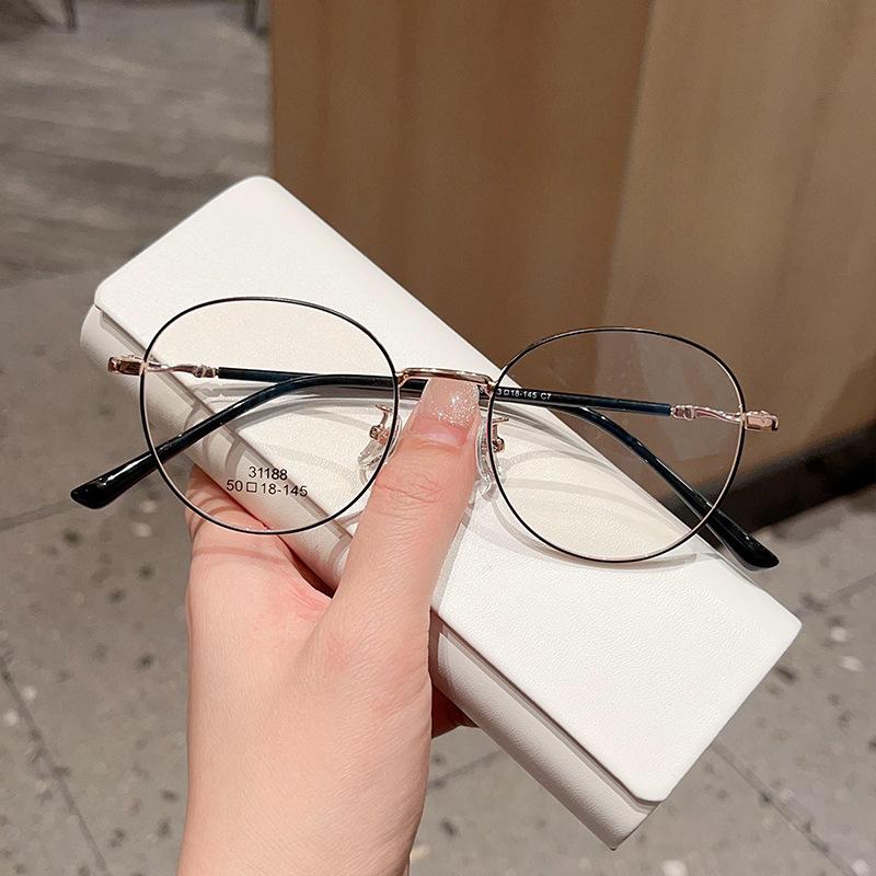 Литературная ретро маленькая круглая оправа для близорукости для мужчин и женщин, простые очки Yan Feng Danyang