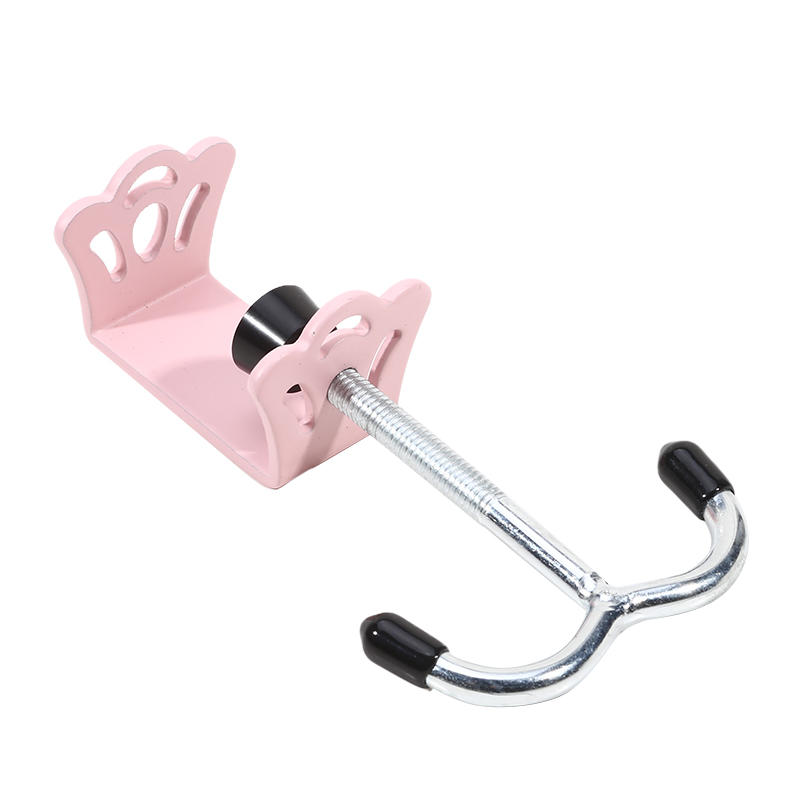 Съемный студенческий крючок для сумки Без сверления Сильный клейкий держатель для края стола Портативный настольный держатель для сумки для школьных принадлежностей