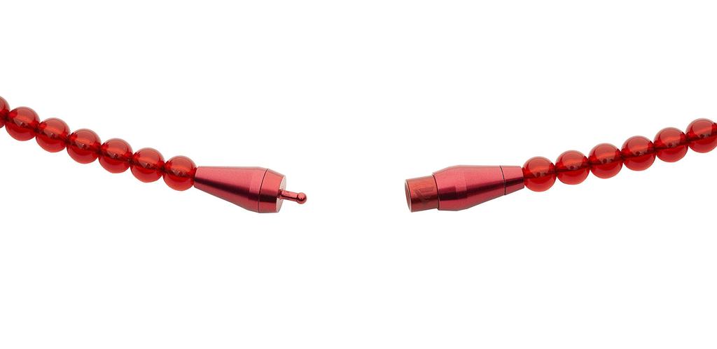 Любимое ожерелье phiten RAKUWA neck EXTREME crystal touch red 45 см технология Metax [изделие Юки Янагиды] [жесткие плечи] [жесткая шея]