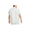 Nike Рубашка Life Solid Woven Military Style Comfortable с коротким рукавом Мужские рубашки Light-Silver DX3341-034