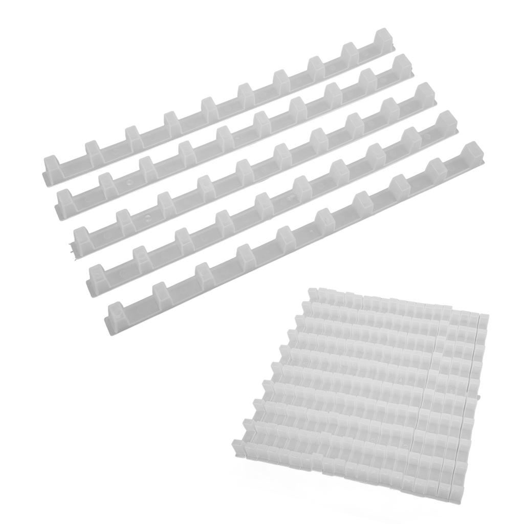 20 шт. Пластиковые распорки для рамок ульев, инструмент для расстановки распорок между пчелиными рамками