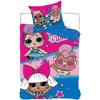 100% Microfiber LOL Duvet Set 140x200cm + 1 Pillowcase 63x63 Cm - Blue