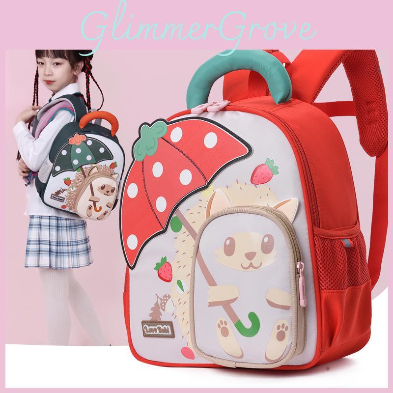 Trendy And Colorful Cartoon Hedgehog Kids Backpack For Preschool Lightweight And Easy Carrying