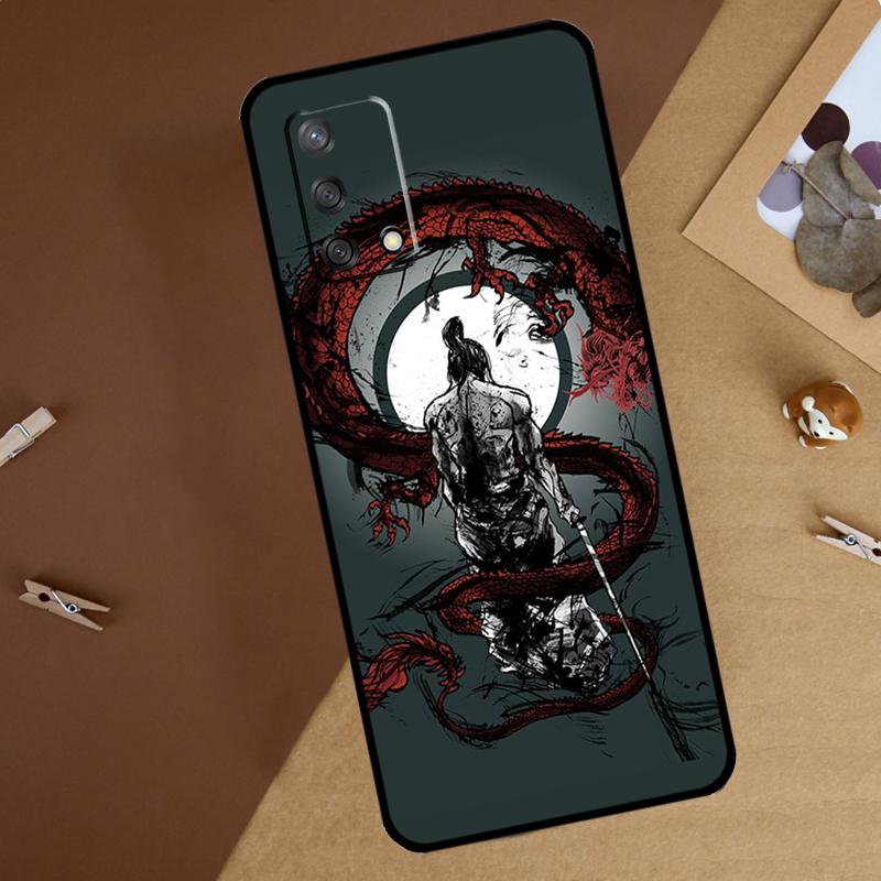 Япония Самурай Ниндзя Для Oppo A18 A38 A58 A78 A98 A40 A60 A80 A74 A94 A54 A16 A76 A96 A15 A57S A17 A77 Чехол для телефона
