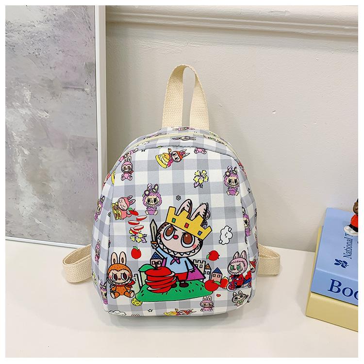 Labubu School Bag New Bag Cute Cartoon Small School Bag Casual Trend Versatile Backpack