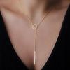 Fashion Chocker Necklace Personality Infinity Circle Pendant Gold Color Choker Necklaces On Neck Women Jewelry