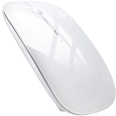 Тихая беспроводная USB DPI Высокая совместимость с и Microsoft Slim, Мышь, Перезаряжаемая, Легкая, Компактная, Тихая, 2,4 ГГц, 3-уровневое переключение,