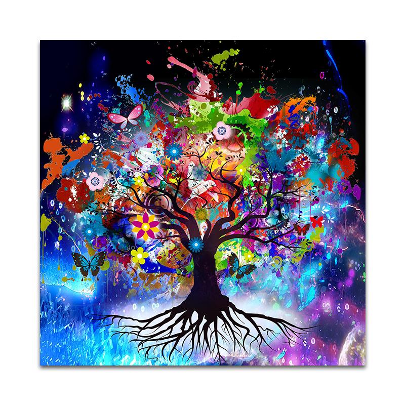 Tree of Life By Gustav Klimt Scandinavian Landscape Wall Art Canvas Poster and Prints Abstract Art Picture for Living Room Decor