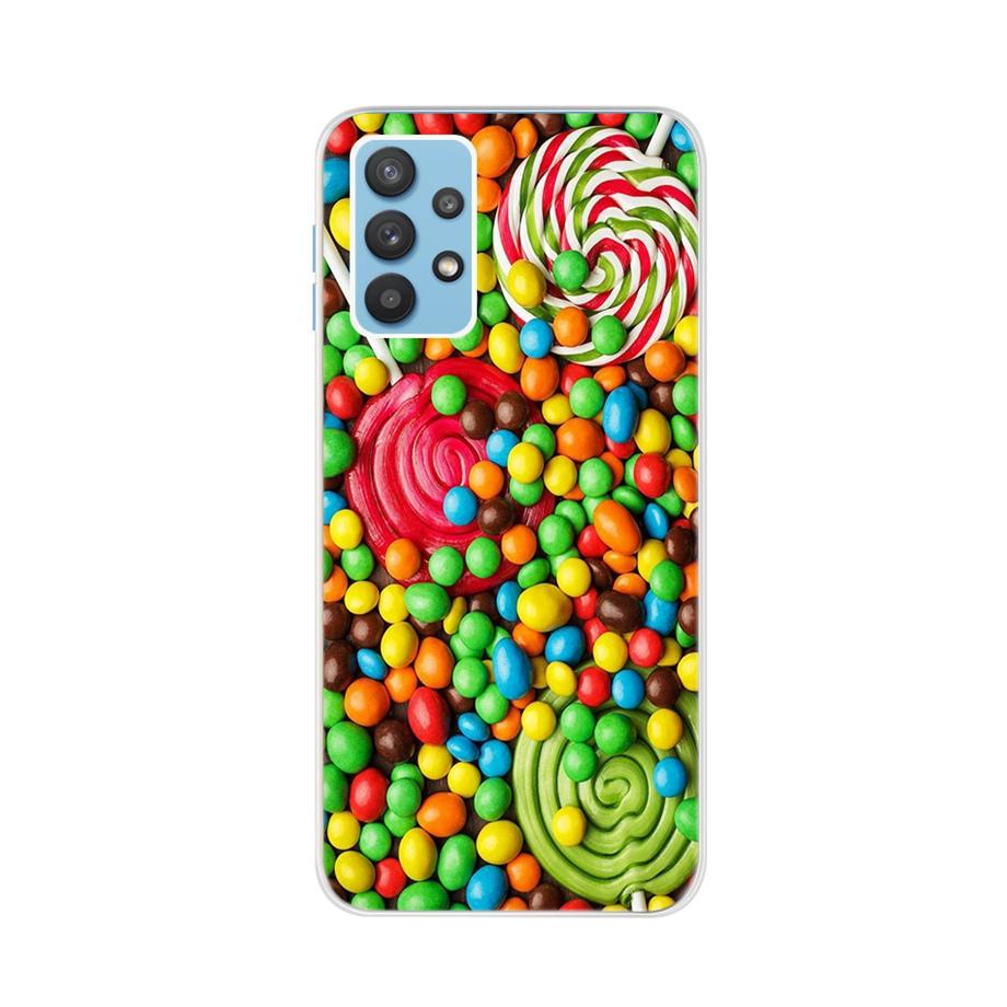 Чехол для мобильного телефона для Samsung Galaxy A32 Чехол Космические туманные узоры Coque Cover НА Samsung A32 4G A 32 5G A325F A326B Задняя крышка