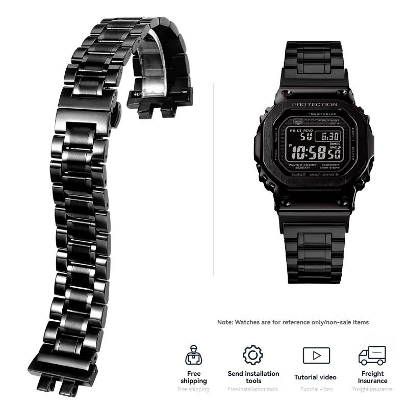 Модифицированные цельнометаллические часы из нержавеющей стали для Casio 35-й anniversary G-SHOCK, серия GMW-B5000, аксессуары
