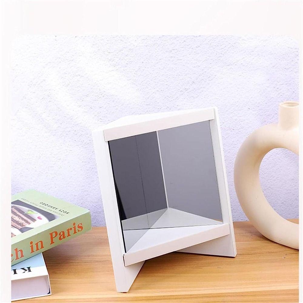 Square Non Reversing Mirror Enhanced self-perception True Makeup Reflection Mirror  Women Girls