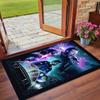 Crystal Velvet Rug Soft Non Slip Indoor Floor Mat Home DecorColdplay