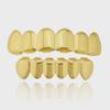 European & American Gold-Plated Hip-Hop Grillz: Glossy Tooth Accessories