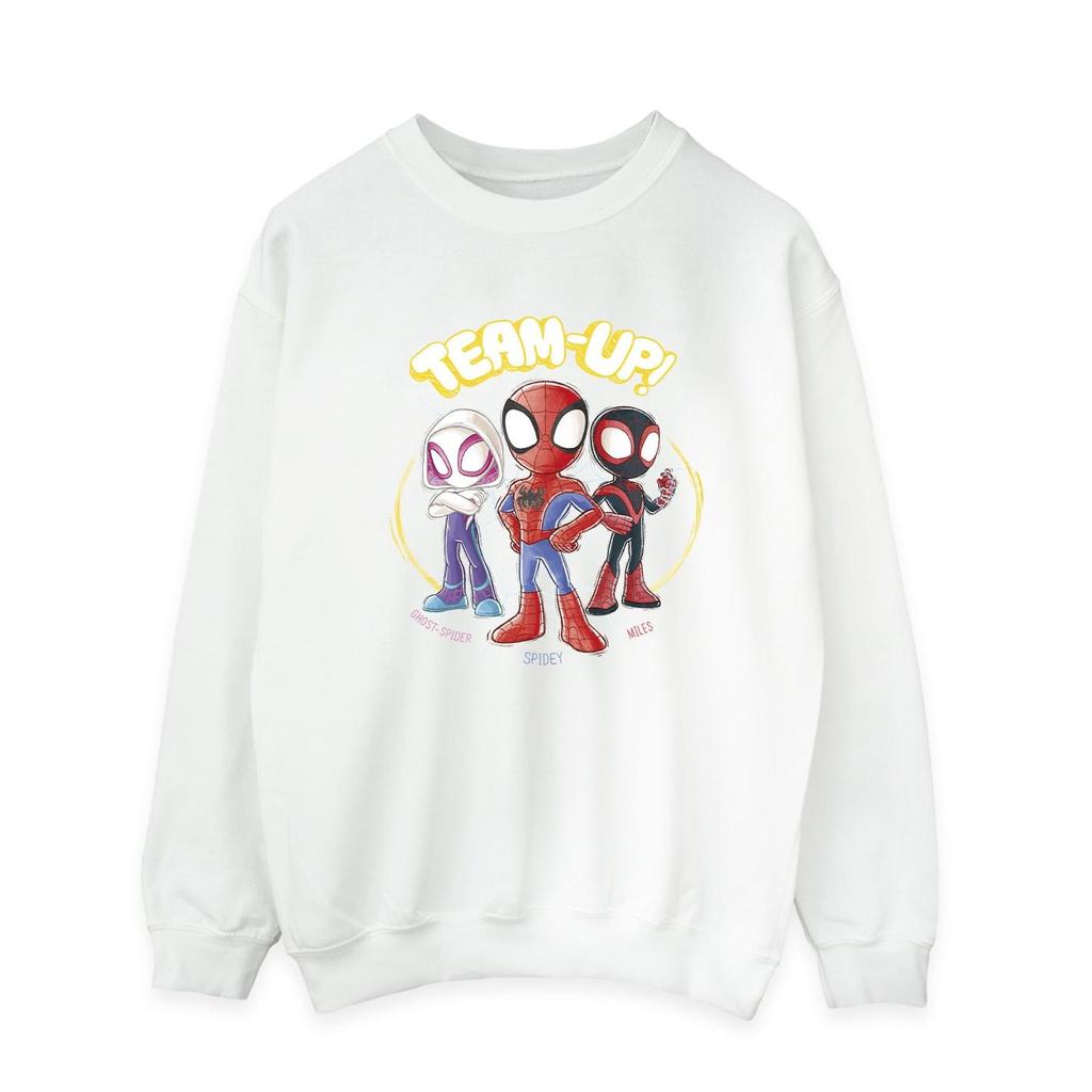 Marvel Mens Spidey And His Amazing Friends Sketch Sweatshirt