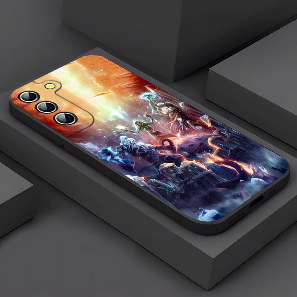 Чехол для телефона W-World Of W-Warcraft W-Wow для Samsung S25 Ultra S24 S22 S23 S20 Fe S21 Plus A54 A34 A16 A53 Задняя крышка