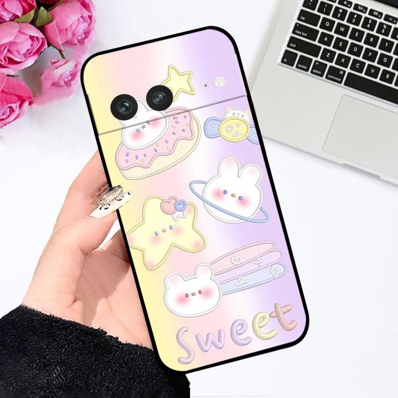 Чехол для Google Pixel 7 Pro PIXEL 7A 6 6A Модный ТПУ Силиконовый Чехол для Телефона Для GOOGLE Pixel 8 Pro 8A 5G Ударопрочный Бампер Чехлы