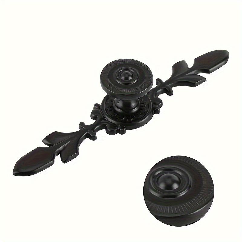 4 шт. одноотверстие с этикеткой ручки винтажный стиль алюминиевые дверные ручки с винтами для дверей шкафов ящиков обувных шкафов корпусной мебели фурнитура