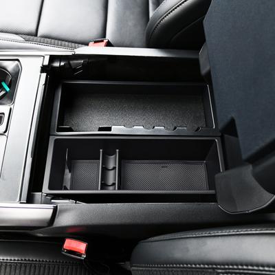 Для Ford F150 2025 2025 2025 2025 Органайзер-лоток в центральную консоль Бокс для хранения в подлокотнике Автомобильный дополнительный ящик для хранения ABS Аксессуары