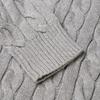Polo Ralph Lauren Solid Comfortable Cable Knit Sweater Мужской свитер Серый 710775885-013