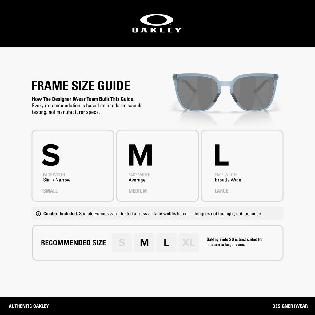 Oakley sunglasses 0OO9480 MATTE TRANS ABYSS PRIZM BLACK POLAR 57mm SIELO SQ 94801257 Polarized (Black)