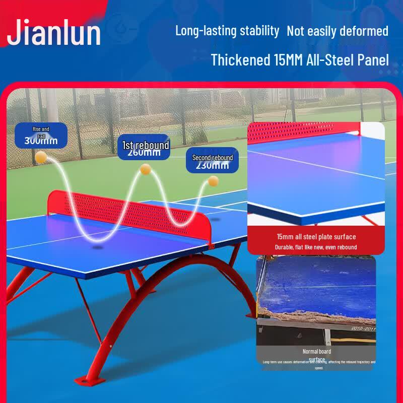 JEEANLEAN Outdoor Table Tennis Table