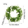 Весенний венок, искусственный простой, орнамент, уличный цветочный венок, имитация растений, гирлянда для