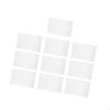10 Pieces White Mesh Canvas Sheets for Embroidery Grid Bag Making Crafting Supplies Purse