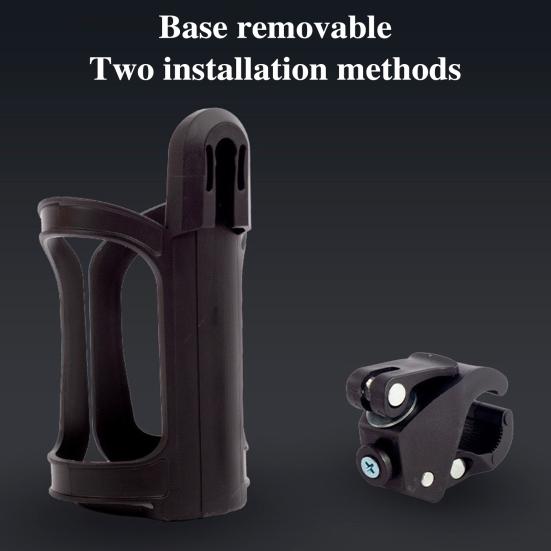 Гироскопический держатель для стакана с регулируемым ремнем, вращающийся на 360 градусов, непроливающийся, универсальный держатель для коляски, велосипеда, самоката, бутылки с водой и напитками