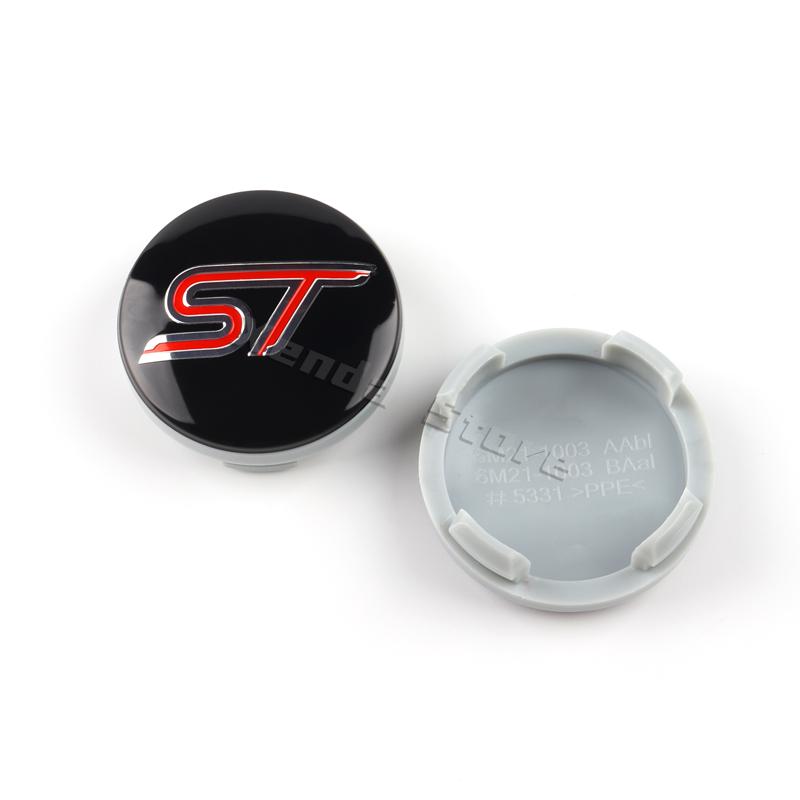 4 шт. 54 мм ST Line автомобильные колпачки для колесных дисков для Ford Focus Mondeo Mustang Fiesta Kuga MK2 Everest Escape аксессуары
