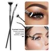 Fan Shape Mascara Brush Synthetic Fiber Eyelash Brush for No Smearing Clumping Lash Wand Brush for Natural Lifting Effects
