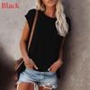 Loose T-shirts Casual Short Sleeve Women's Plus Size Summer Tops Round Neck Cotton T-shirts
