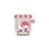 A3 X Sanrio Characters 01 Sakuya Sakuma X Hello Kitty [Mini Character Illustration] Acrylic Stand Plate